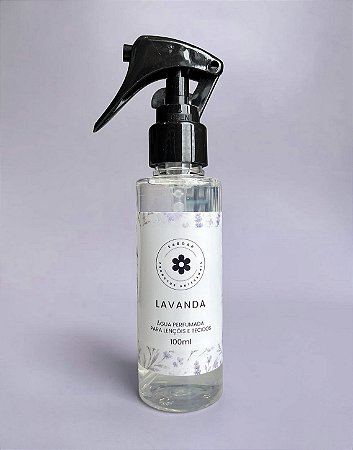 Água Perfumada para Lençóis e Tecidos - Lavanda 100ml