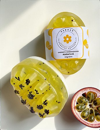 Sabonete massageador - Maracujá