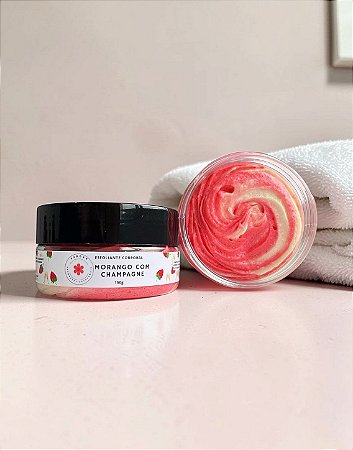 Esfoliante corporal - Morango com Champagne 150g