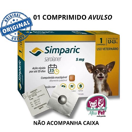 Simparic 1,3 A 2,5 Kg - 01 Comprimido