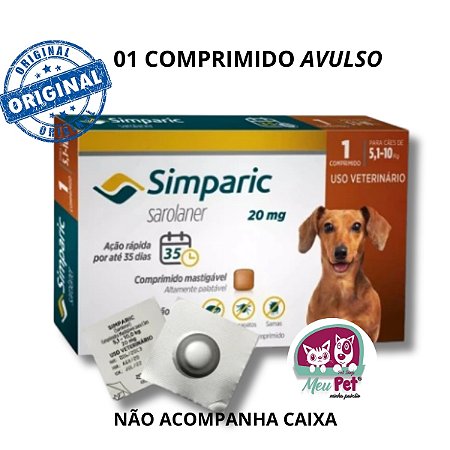 Simparic 5 A 10 Kg - 01 Comprimido