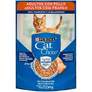 Cat Chow Adultos Frango Ao Molho 85g