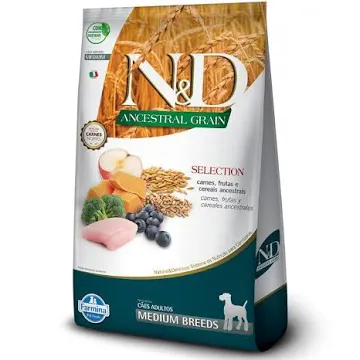 Ração N&D Ancestral Can Adt Medium 15kg