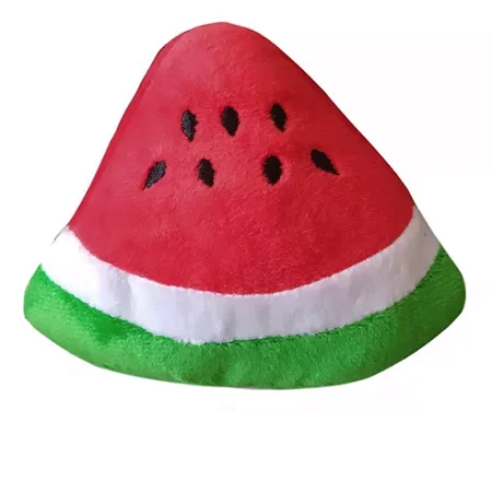 Brinquedo Pelucia Melancia C/apito para Câes 10cm