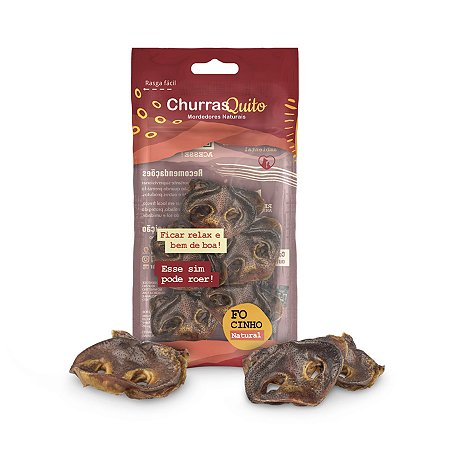 Petisco Natural Focinho Suino 5un Churrasquito