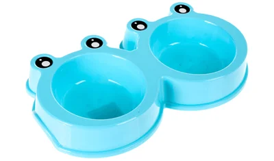 Comedouro 150ml Duplo Azul