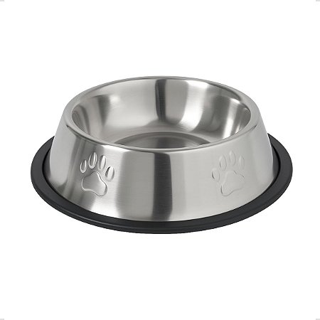 Comedouro Inox Tigela Patinhas M 400ml