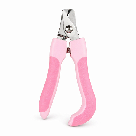 Alicate Unha Cao Grande 15,5cm C/trava - COR ROSA