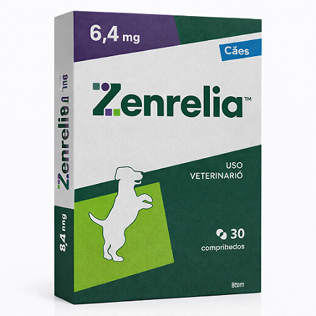 Zenrelia Comprimidos 6,4mg 30 Unidades Dermatite Cães Elanco