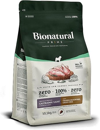Ração Special Dog Bionatural Caes Raças Peq Adulto Frango 10,1kg