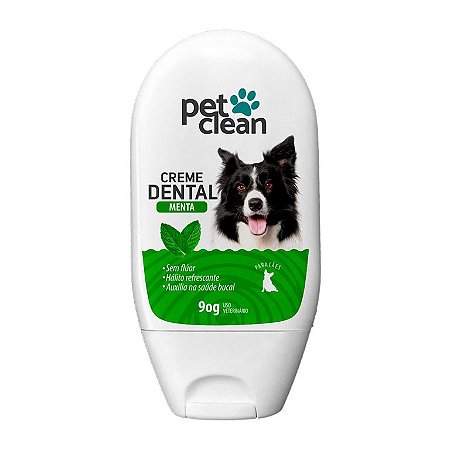 Creme Dental Pet Clean para Cães e Gatos Sabor Menta 60g