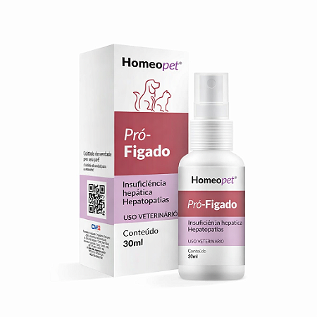 Pro Figado Homeopet Insuficiência Hepática Cães Gatos 30ml