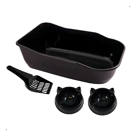 Kit Bandeja Gato Alta Preta