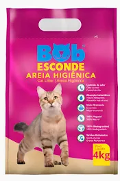 Areia Higiênica para Gatos Simba Bob Esconde 4kg