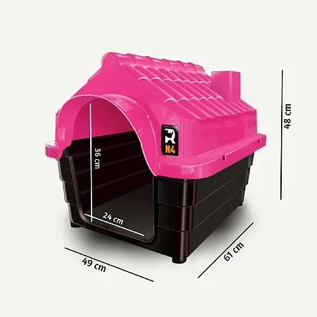 Casa Cachorro New Rinopet N4 Rosa