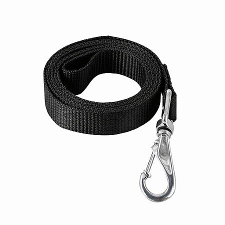 Guia Nylon Simples 25mm 1mt Preta