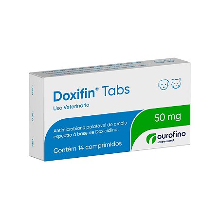 Doxifin Tabs 50mg Ourofino Com 14 Comprimidos