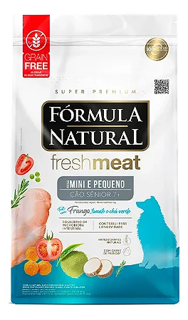 Ração Fórmula Natural Senior Fresh Meat Mini/pq 10,1kg