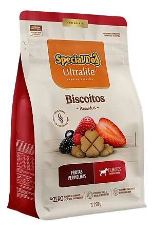Biscoito Ultra Life Filhote Frutas Verm 250g