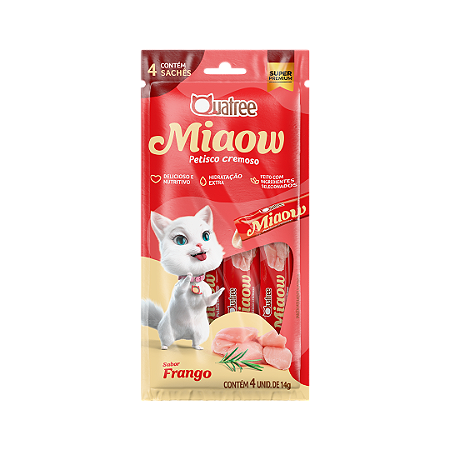 Quatree Miaow Frango 56g