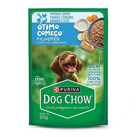 Dog Chow Filhote Frango E Leite 85g