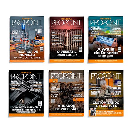 Kit Com 6 Revistas Propoint - 1, 2ª, 3ª, 4ª, 5ª E 6ª Edição