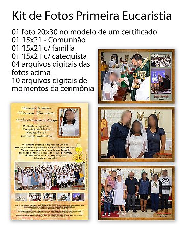 Kit Fotográfico – Primeira Eucaristia
