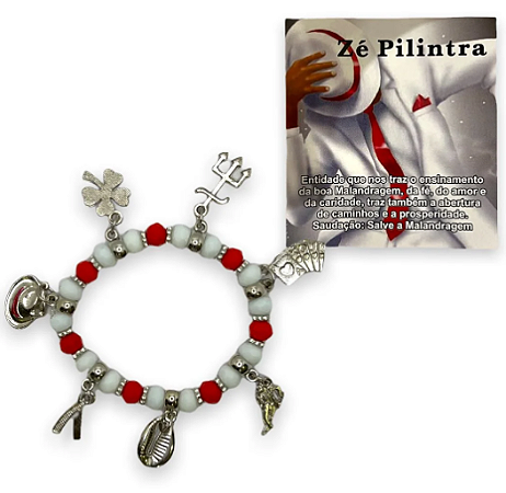 Pulseira 7 pingentes- Zé Pilintra