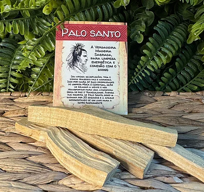 Palo Santo Madeira - 1 pacote c/4un.