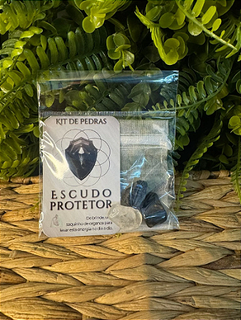 Kit Pedras Escudo Protetor