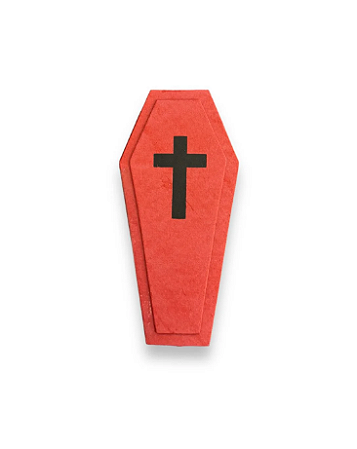 Caixão Vermelho - 1un.