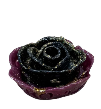 Suporte Rosa p/ Cigarro- Preto/Roxo