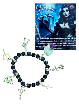 Pulseira 7 pingentes- Maria Quitéria