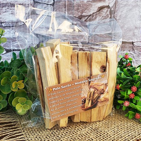 Palo Santo Madeira - 1 pacote 100g.