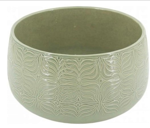 Cachepo Bacia Flor Menta