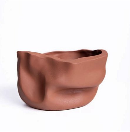 Cachepô Amassado Terracota