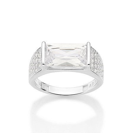 ANEL PRATA 925 COM ZIRCÔNIAS  ROMMANEL 810351