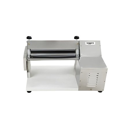 Cilindro Laminador Elétrico 28cm Massas Pão Inox Leggero