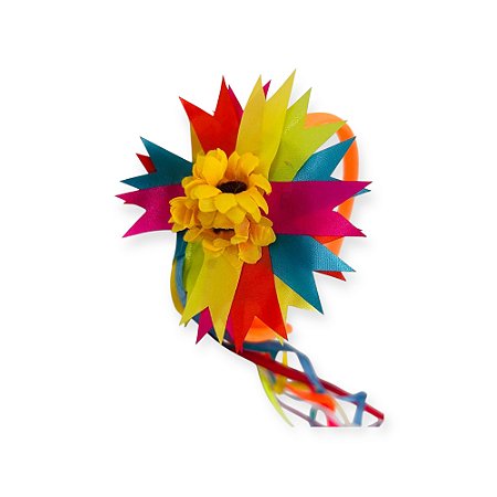 Tiara Junina com Girassóis