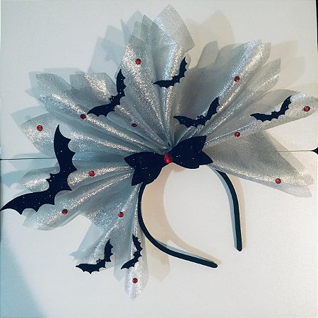 Tiara - Morcego com Laço