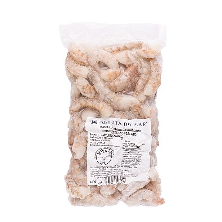 Camarão Rosa congelado pacote 500g