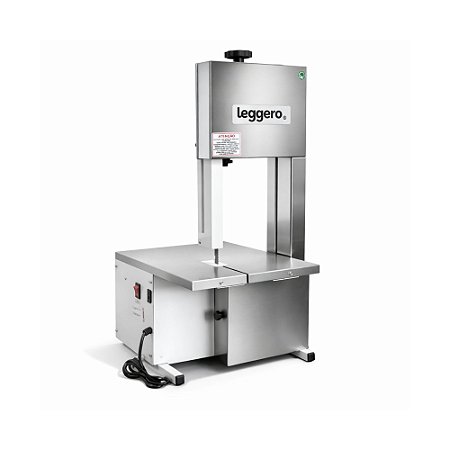 Serra Fita de Bancada Açougue Carne Osso 1,46 Semi Inox Leggero