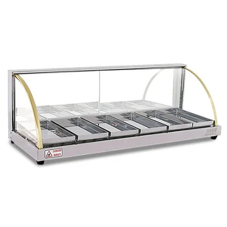 Estufa W Curva Vitrine Para Salgados 6 Bandejas Titã