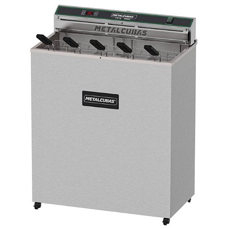 Fritadeira Elétrica Inox Industrial Óleo Metalcubas 30L FOE 30 CP 10000W