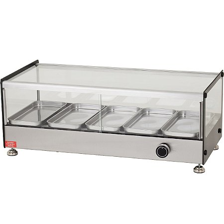 Estufa Ônix Vitrine Para Salgados 5 Bandejas Marchesoni