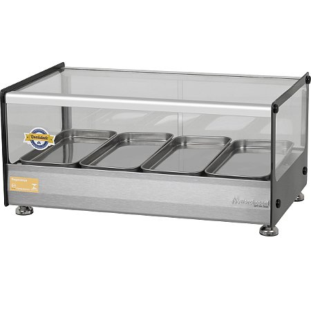 Estufa Ônix Vitrine Para Salgados 4 Bandejas Marchesoni