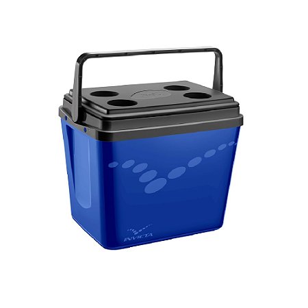 Caixa Térmica Cooler Pop Invicta 34L c/ Alça e Porta Copo