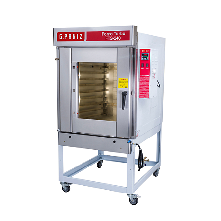 Forno Turbo a Gás FTG 240 8 Esteiras Bivolt G Paniz