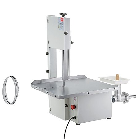 Kit Serra Fita com Moedor de Carne Boca 8 1040 + Lâmina Avulsa Açougue Bivolt Malta