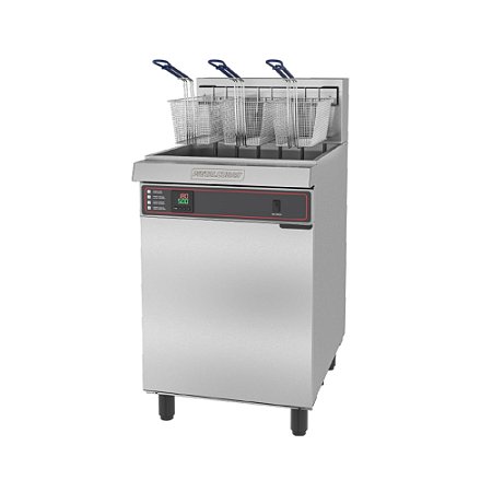 Fritadeira Elétrica Água e Óleo FAO 3 C PRM Inox Industrial Metalcubas 44L